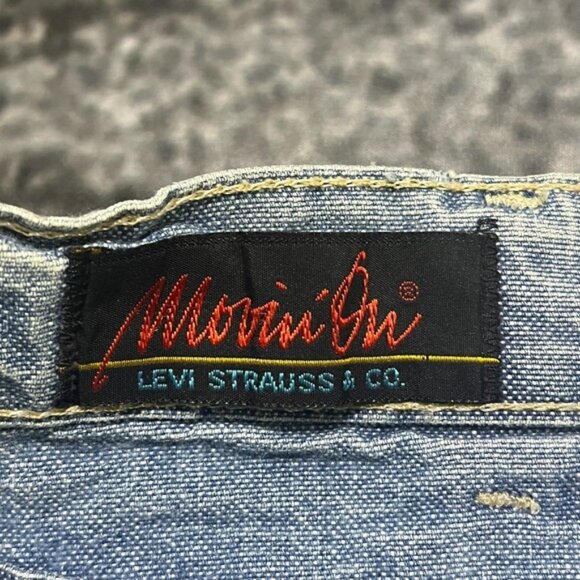 Vintage 70s Levi's Strauss Jeans 31x34 Light Blue Straight Flare Western - Picture 8 of 16